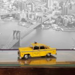 AR007 Handmade Classic New York City Taxi Model 